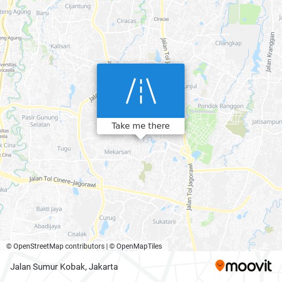 Jalan Sumur Kobak map