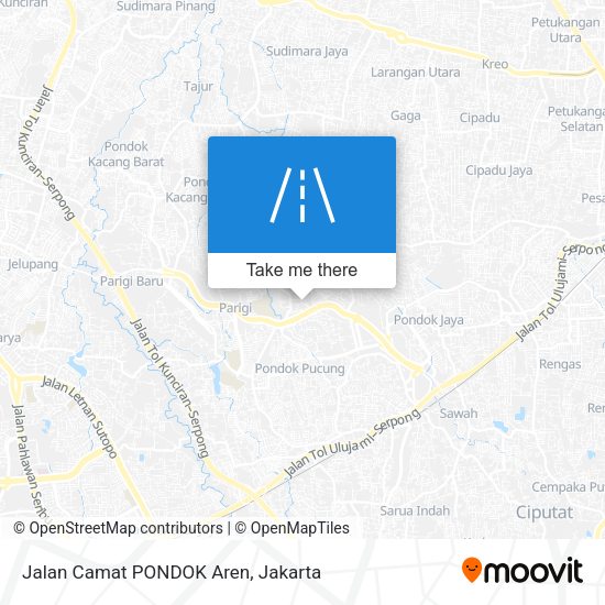 Jalan Camat PONDOK Aren map