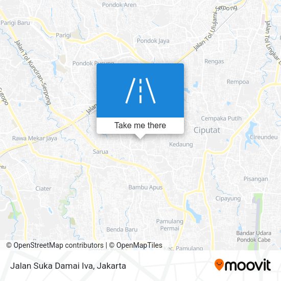 Jalan Suka Damai Iva map