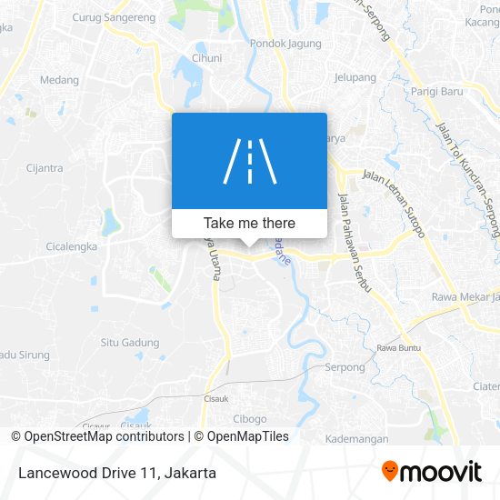 Lancewood Drive 11 map