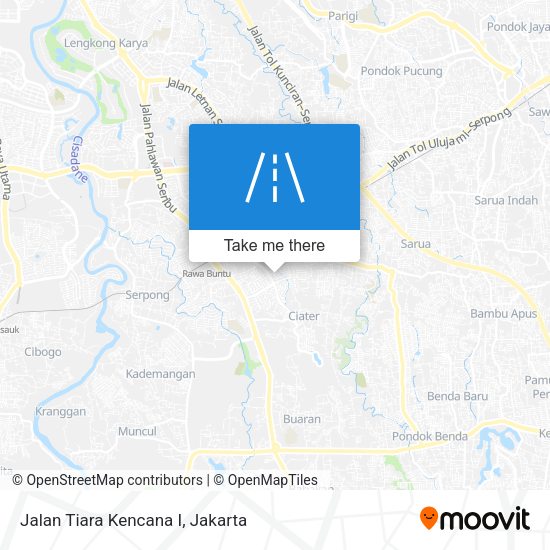 Jalan Tiara Kencana I map