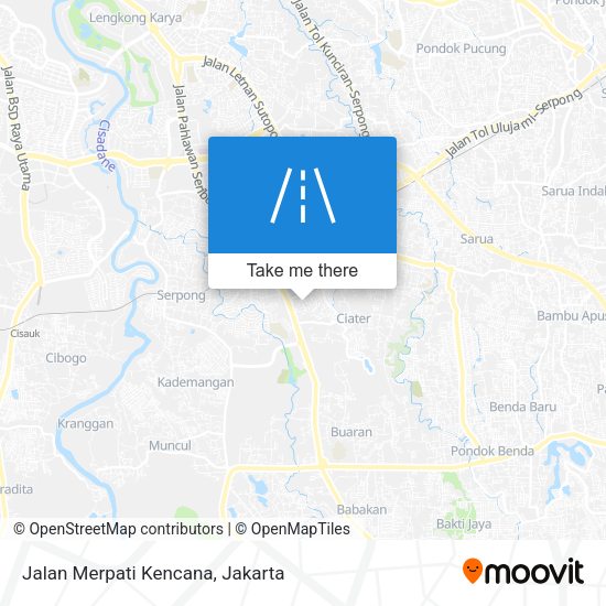 Jalan Merpati Kencana map