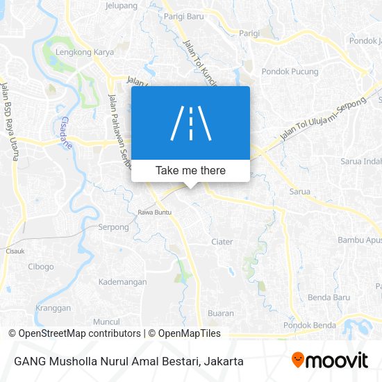 GANG Musholla Nurul Amal Bestari map
