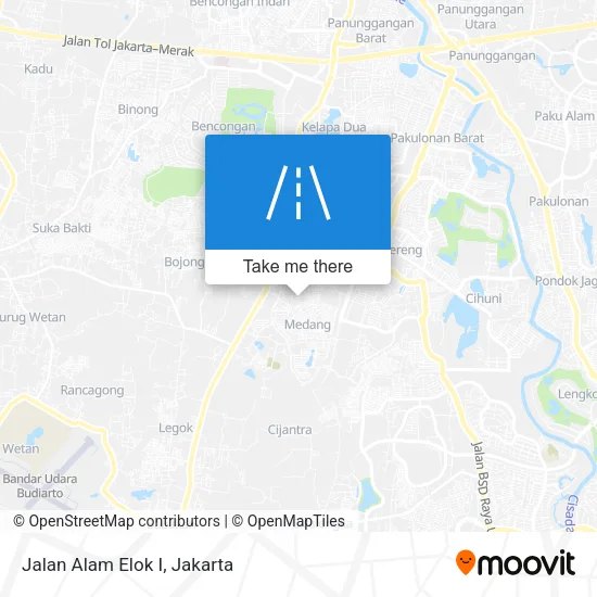Jalan Alam Elok I map