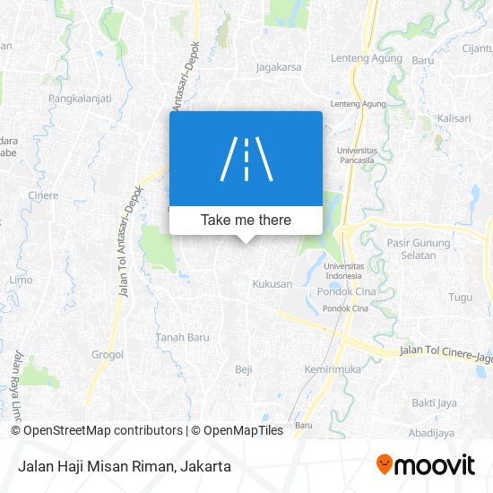 Jalan Haji Misan Riman map