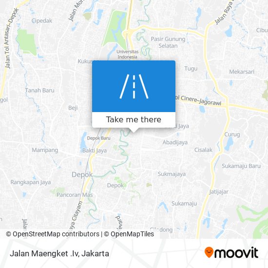 Jalan Maengket .Iv map