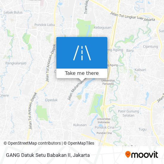 GANG Datuk Setu Babakan II map