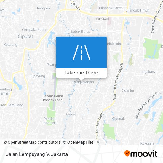 Jalan Lempuyang V map