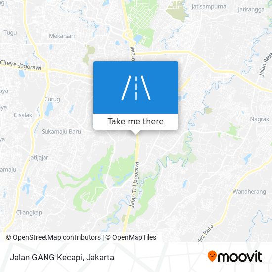 Jalan GANG Kecapi map