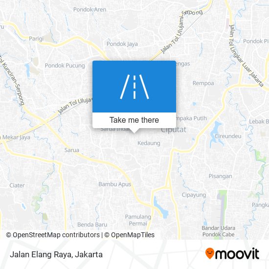 Jalan Elang Raya map