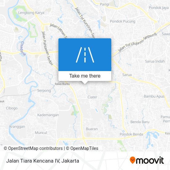 Jalan Tiara Kencana IV map