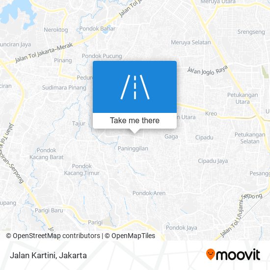 Jalan Kartini map