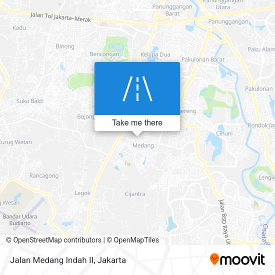 Jalan Medang Indah II map