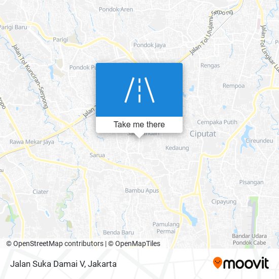 Jalan Suka Damai V map