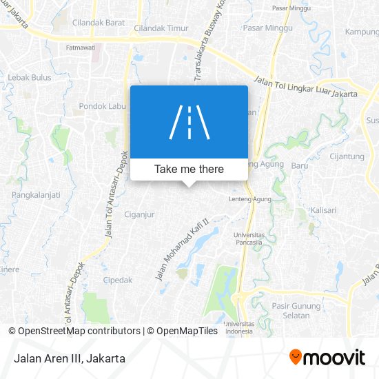 Jalan Aren III map