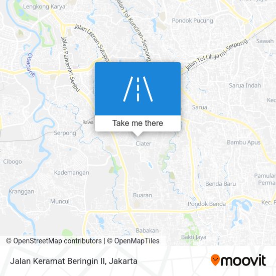 Jalan Keramat Beringin II map