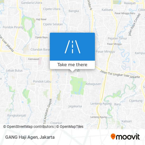 GANG Haji Agen map