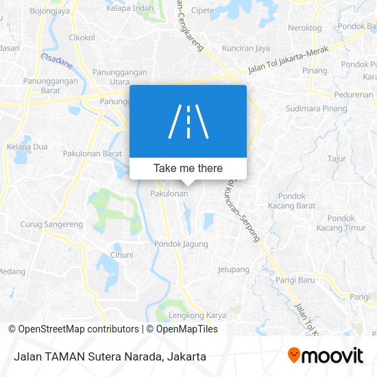 Jalan TAMAN Sutera Narada map