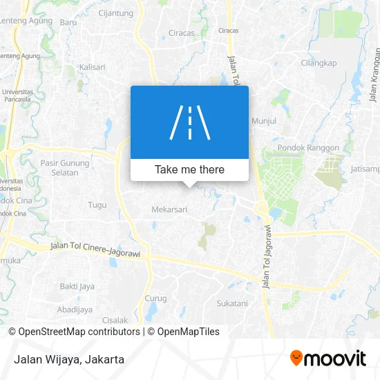 Jalan Wijaya map