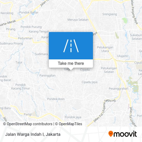 Jalan Warga Indah I map