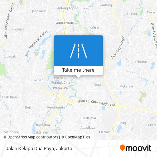 Jalan Kelapa Dua Raya map