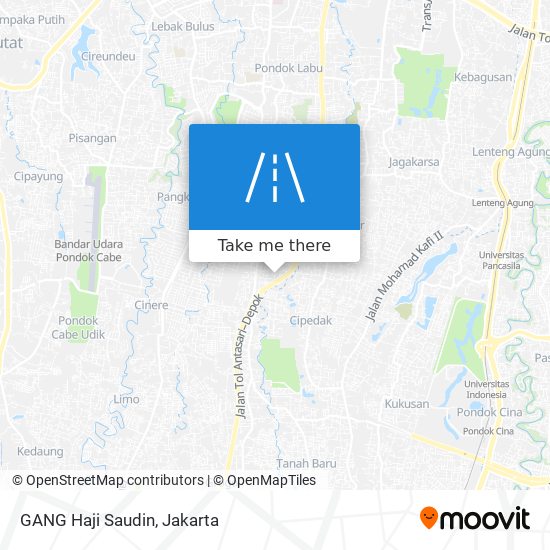 GANG Haji Saudin map