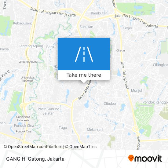 GANG H. Gatong map