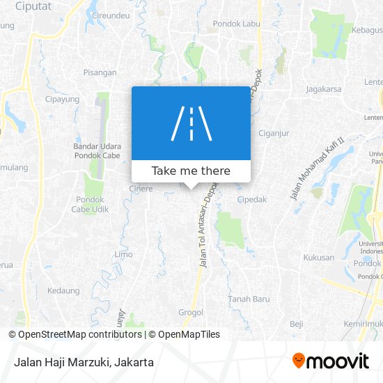 Jalan Haji Marzuki map