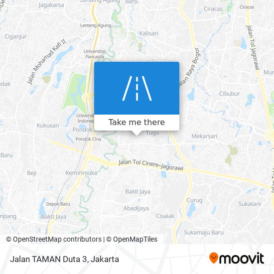 Jalan TAMAN Duta 3 map