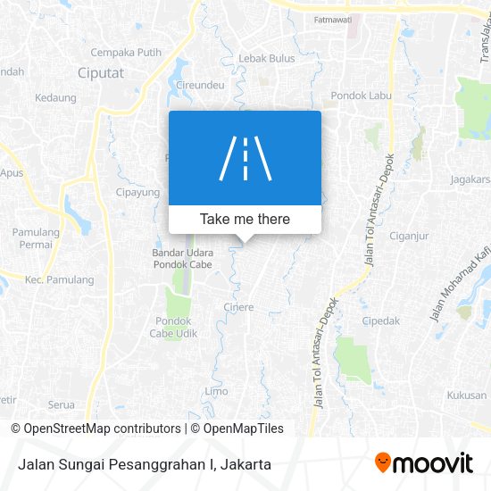 Jalan Sungai Pesanggrahan I map