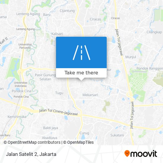 Jalan Satelit 2 map