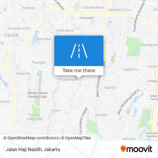 Jalan Haji Naidih map