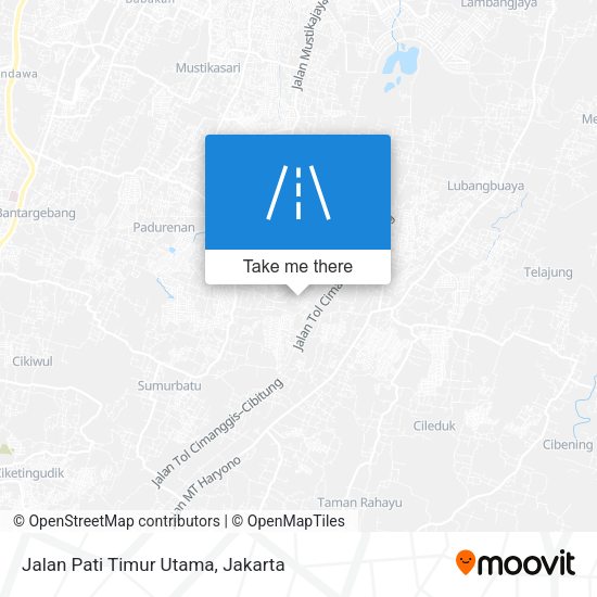 Jalan Pati Timur Utama map