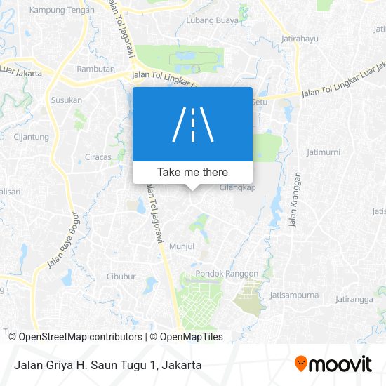 Jalan Griya H. Saun Tugu 1 map