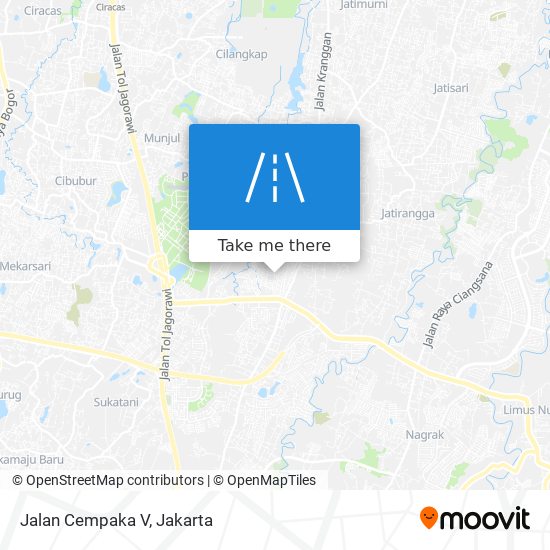 Jalan Cempaka V map