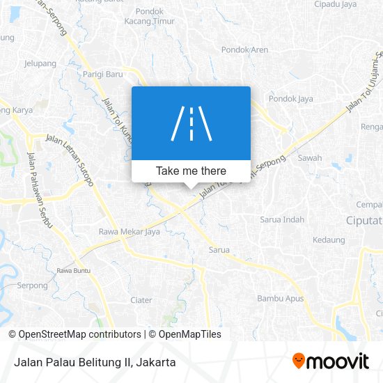 Jalan Palau Belitung II map