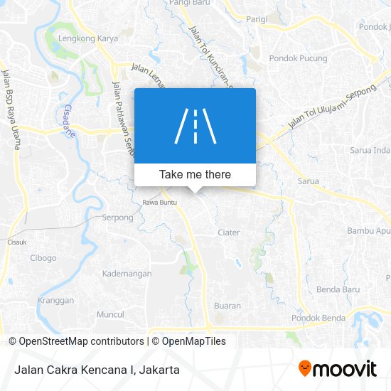 Jalan Cakra Kencana I map