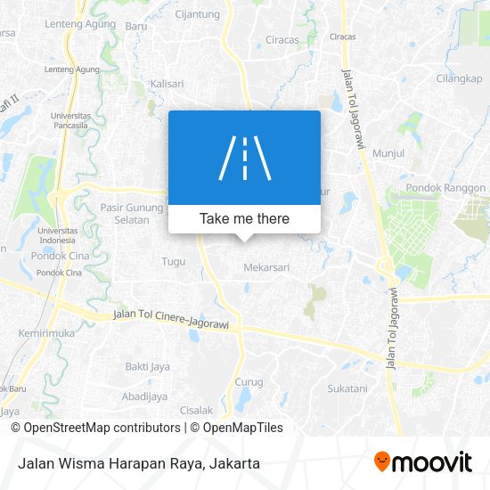 Jalan Wisma Harapan Raya map