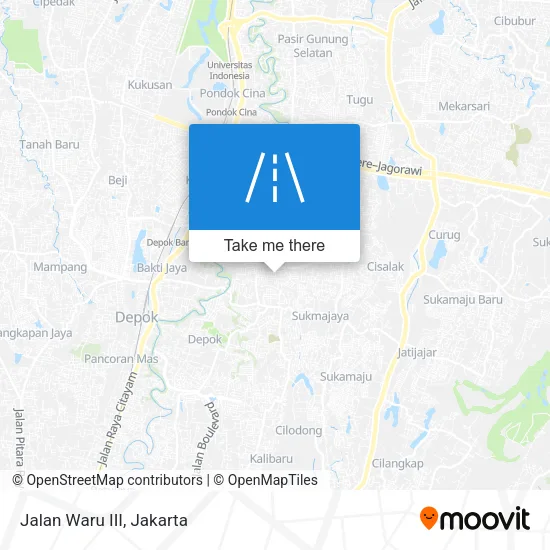 Jalan Waru III map