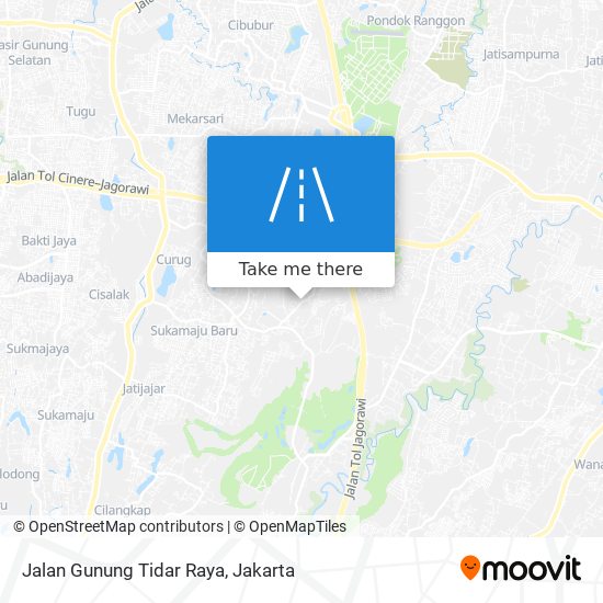 Jalan Gunung Tidar Raya map