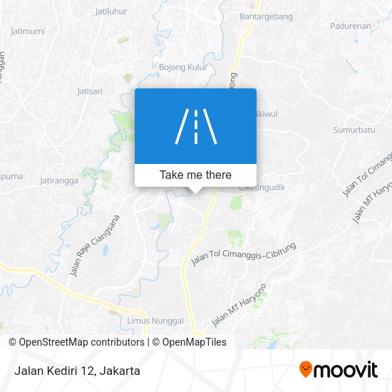 Jalan Kediri 12 map