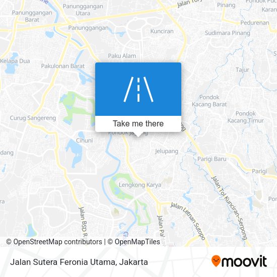 Jalan Sutera Feronia Utama map