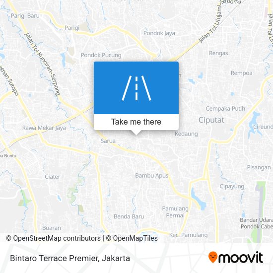 Bintaro Terrace Premier map