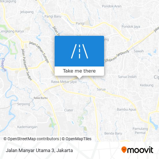 Jalan Manyar Utama 3 map