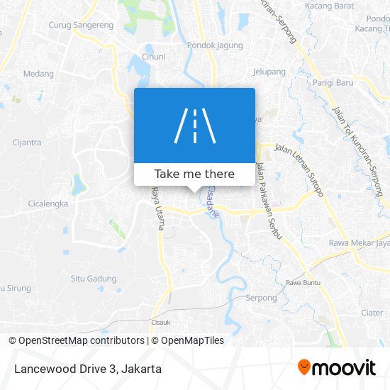 Lancewood Drive 3 map