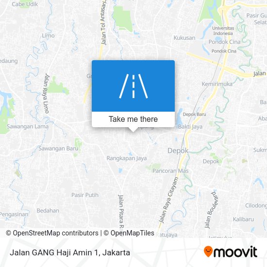 Jalan GANG Haji Amin 1 map