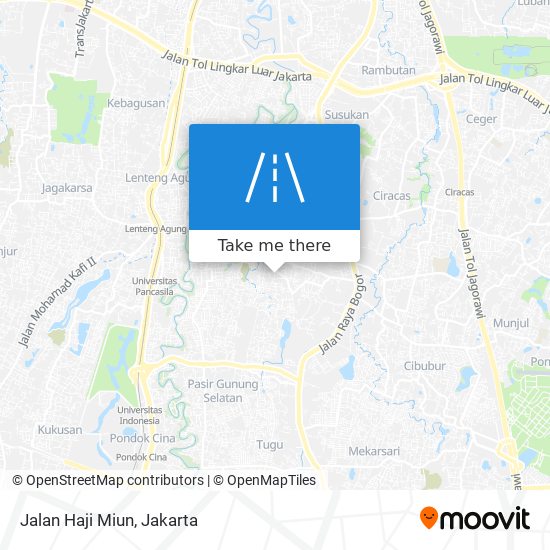 Jalan Haji Miun map