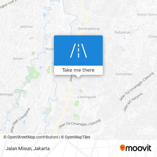 Jalan Misun map