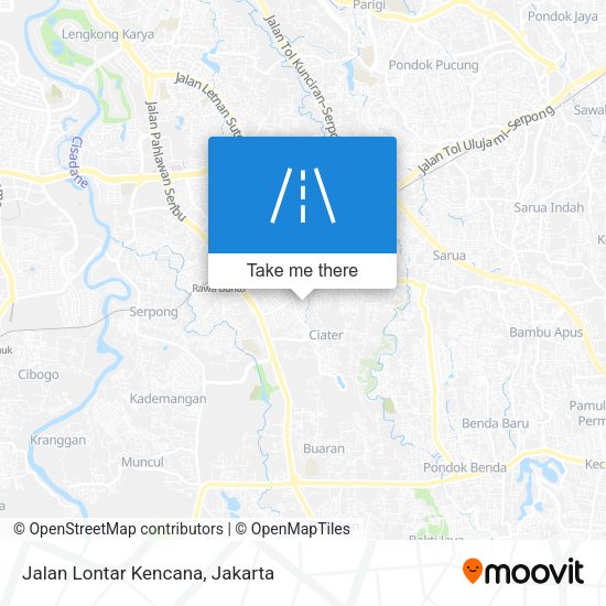 Jalan Lontar Kencana map