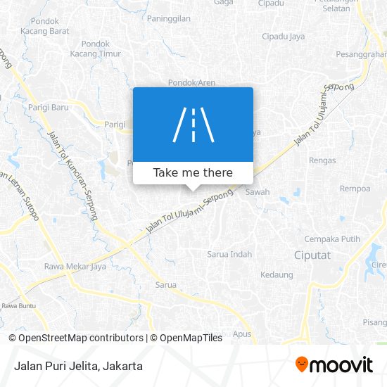 Jalan Puri Jelita map